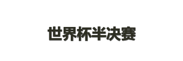 世界杯半决赛